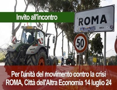 Roma, 14 luglio: Il COAPI invita all’unità per la nuova stagione di mobilitazioni contro la crisi dell’agroalimentare