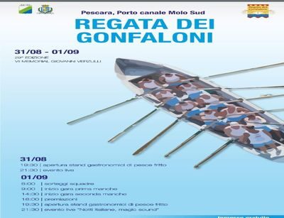 Oggi la 29esima “Regata dei Gonfaloni” a Pescara