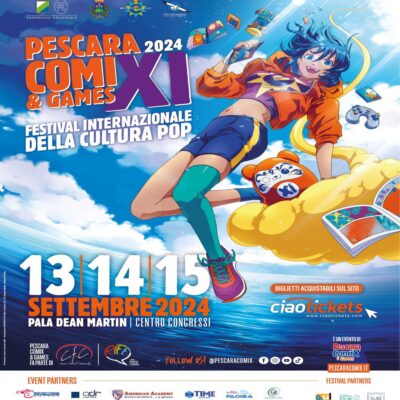 Torna il Pescara Comix&Games a Montesilvano Dal 13 al 15 settembre, al Pala Dean Martin, l’undicesima edizione della fiera dedicata alla cultura pop