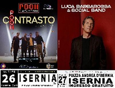 Celebrazioni in onore dei S.S. Cosma e Damiano, ricco il programma delle manifestazioni. Il 27 settembre concerto di Luca Barbarossa & Social Band.