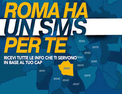 Roma ha un sms per te Al via la campagna che invita i cittadini ad iscriversi al nuovo servizio di messaggistica di Roma Capitale per ricevere informazioni in base al Cap di residenza