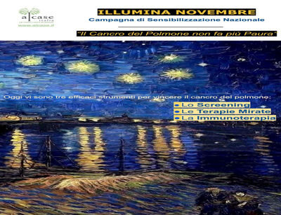 “Illumina novembre”, lotta al cancro al polmone: comune di Termoli illuminato di bianco