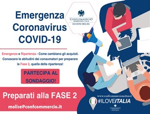 Emergenza e Ripartenza – Come cambiano gli acquisti  Confcommercio Molise lancia un sondaggio on line