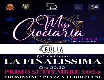 Frosinone, tutto pronto per la finalissima di Miss Ciociaria.