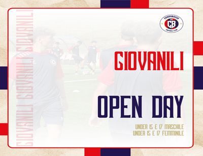 Open day settore giovanile Campobasso Fc