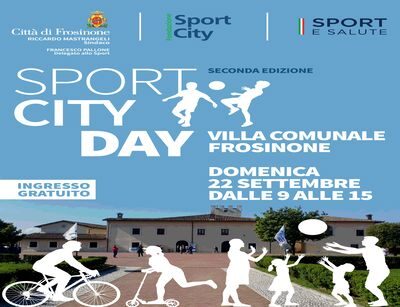 Frosinone, domenica lo  Sportcity Day.