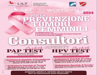 Campagna Lilt For Women 2024:  parte l’ottobre rosa della prevenzione