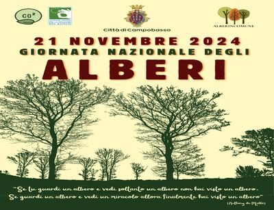 Il comune di Campobasso celebra la Giornata Nazionale degli Alberi