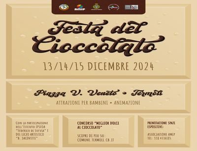 Quinta edizione “Festa del Cioccolato” rinviata al 13 dicembre